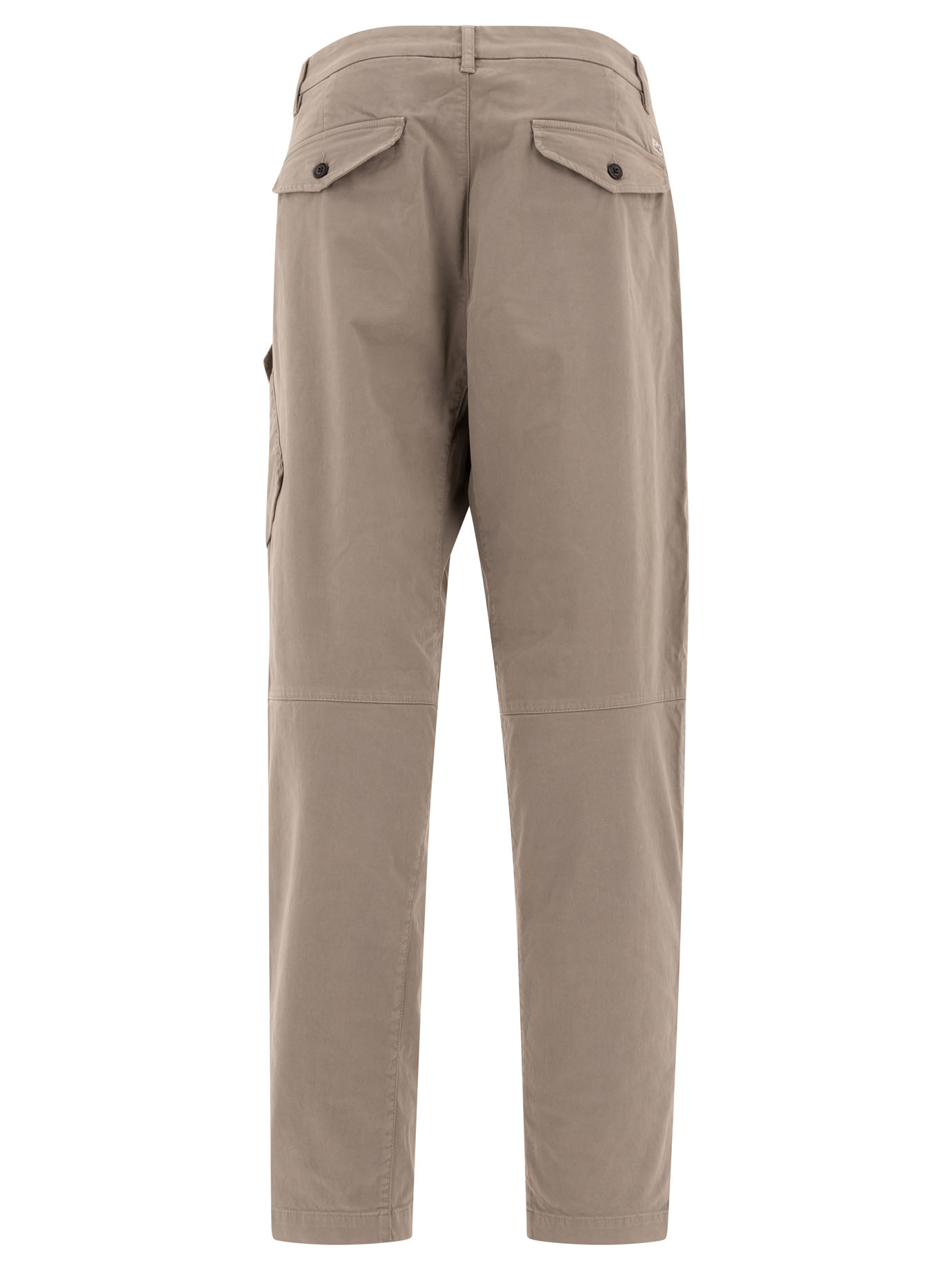 C.P. COMPANY Grey Stretch Sateen cargo trousers